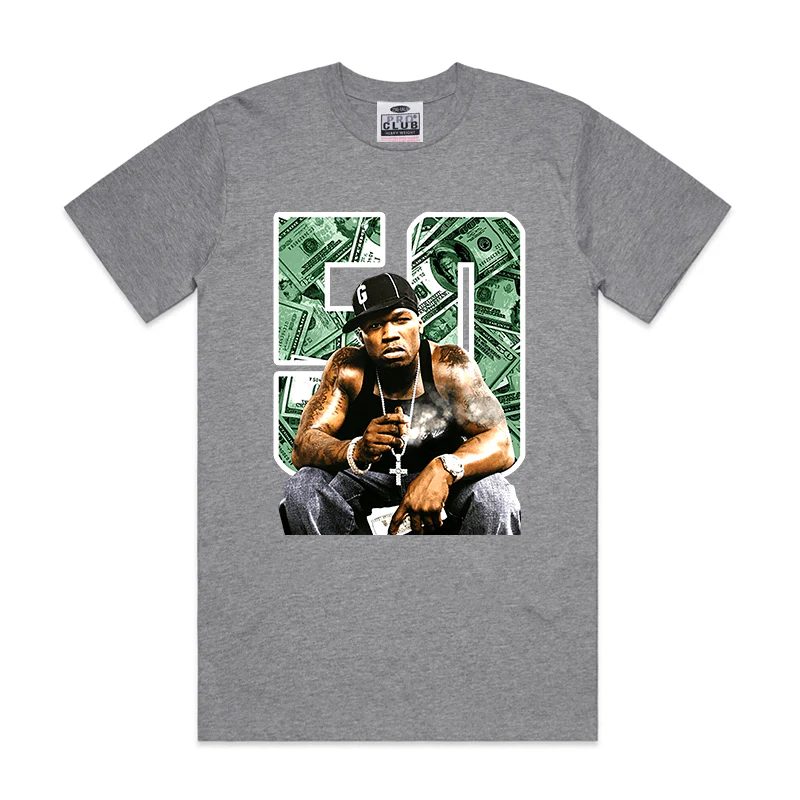 Pro Club Rapper 50 cent Money Digital printed Tee - Image 3