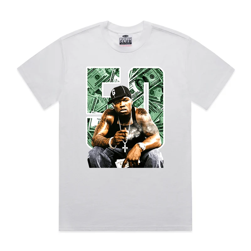 Pro Club Rapper 50 cent Money Digital printed Tee - Image 6