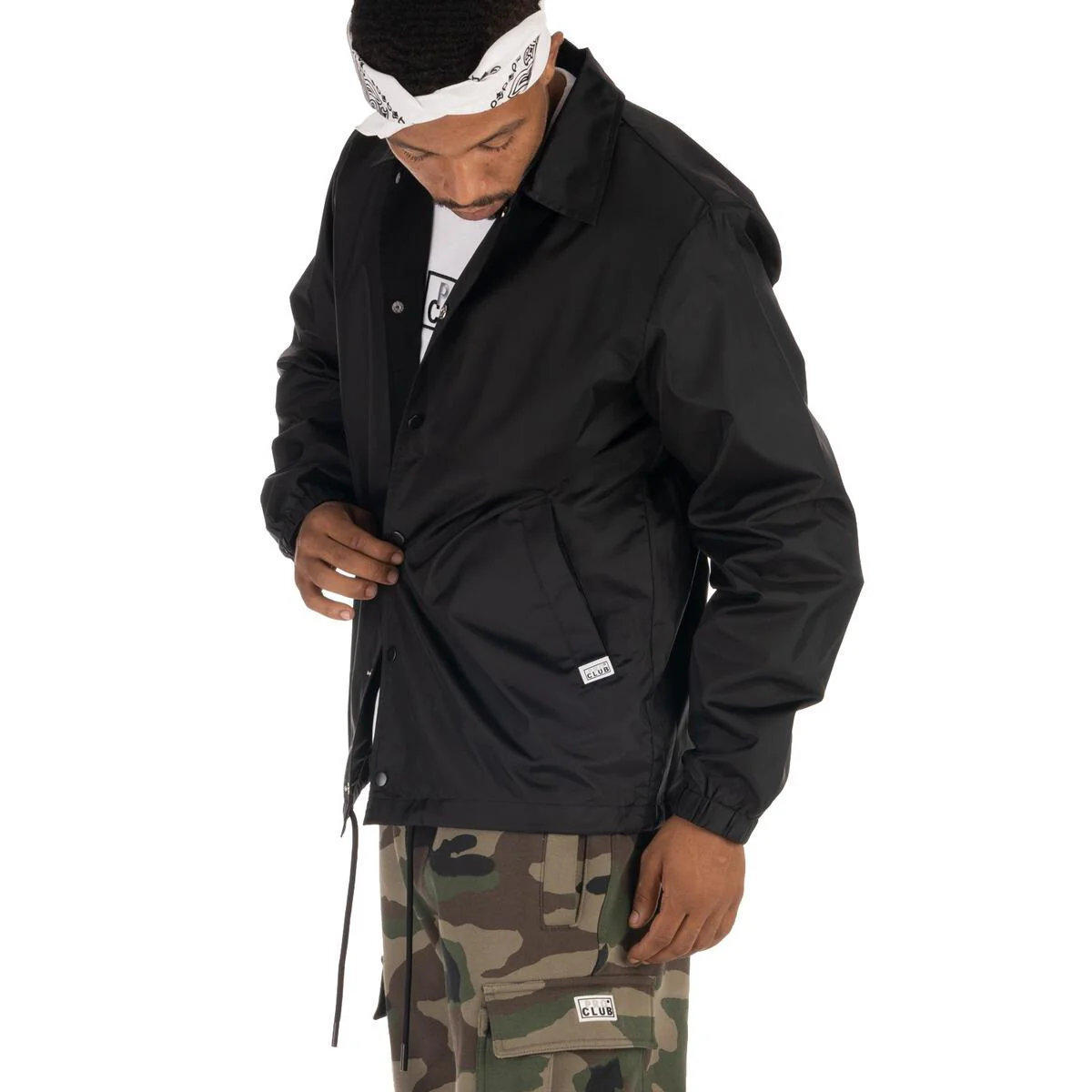 Pro Club Standard Coach Jacket - Black - Image 3