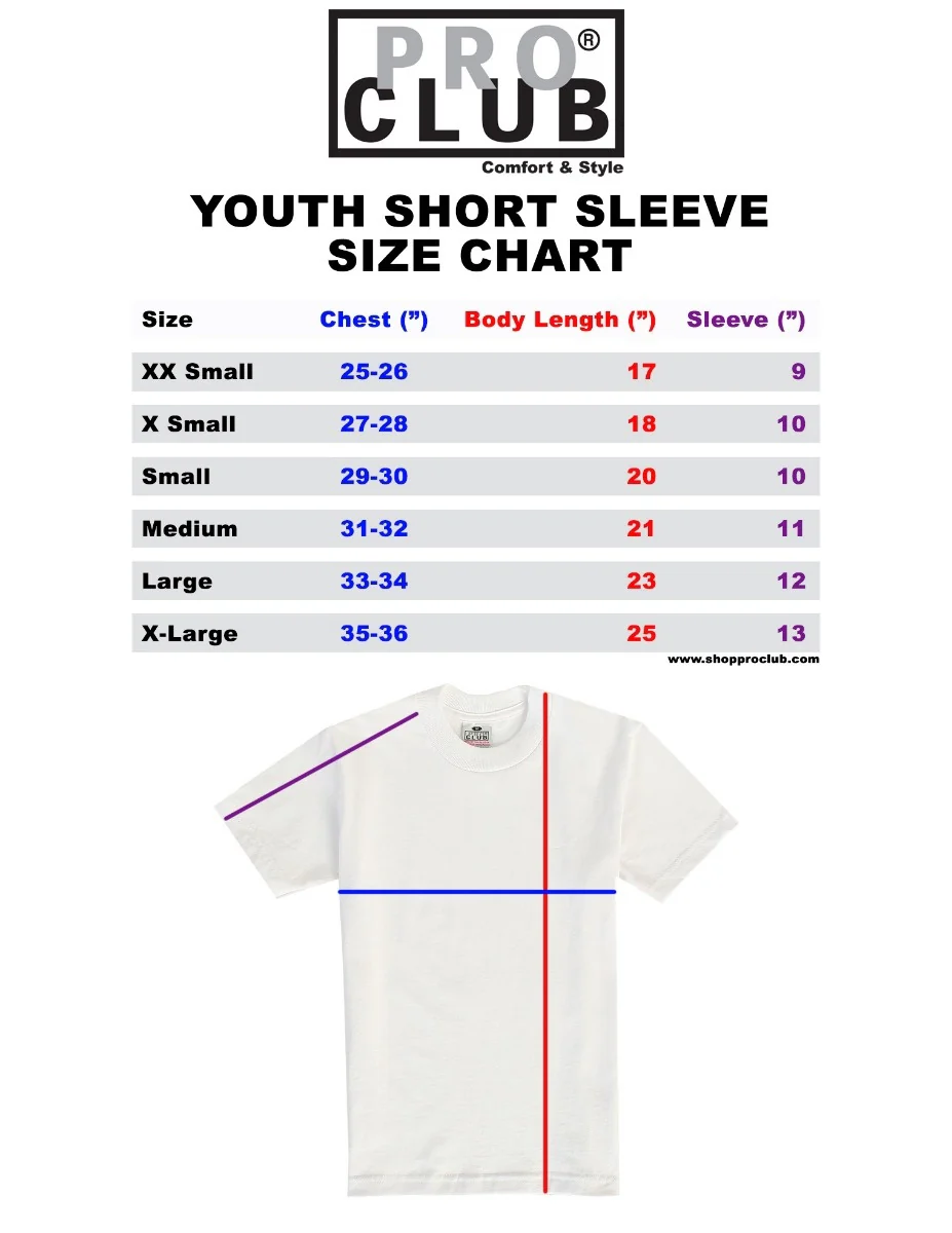 Pro Club Youth Short Sleeve Crew Neck Tee - GRAY - Image 2