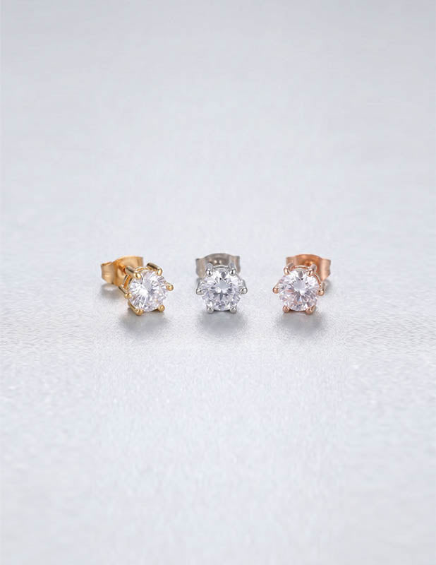 Rewahard - 3mm Diamond Cluster Stud Earring - Image 3