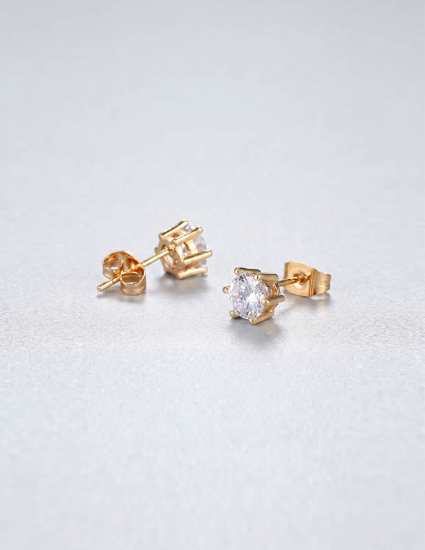 Rewahard - 3mm Diamond Cluster Stud Earring - Image 4