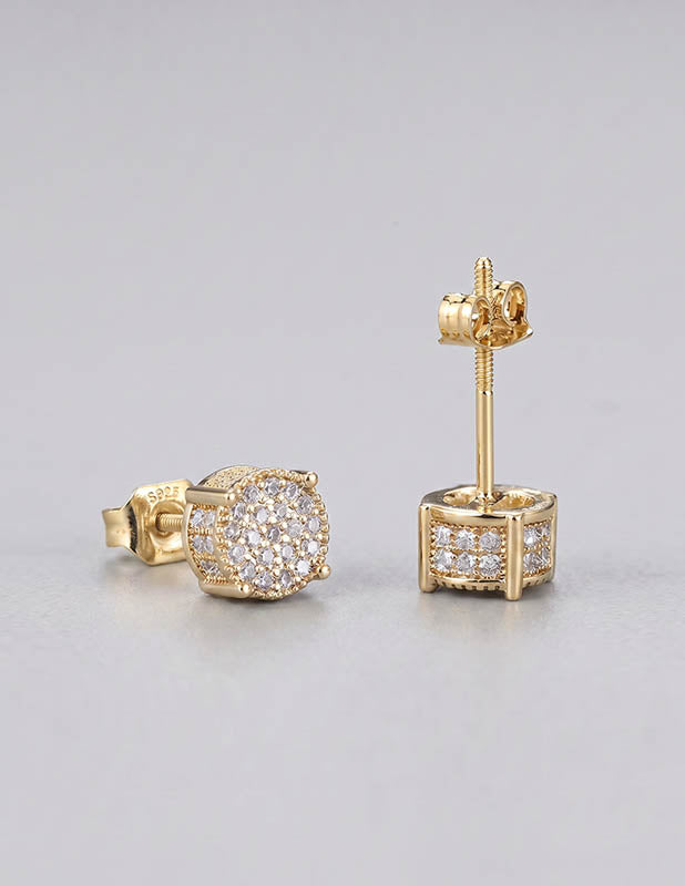 Rewahard - 6mm Diamond Cluster Stud Earring - Image 4