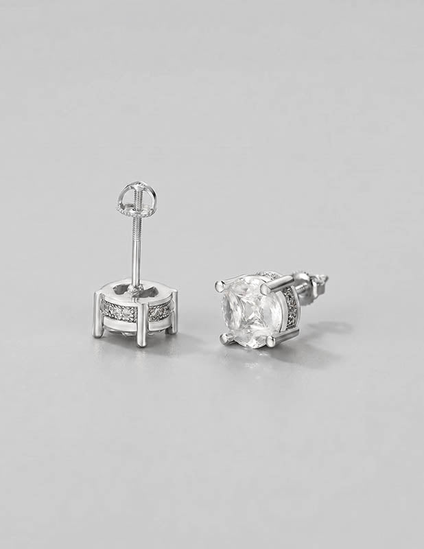 Rewahard - 8mm Diamond Cluster Stud Earring - Image 4