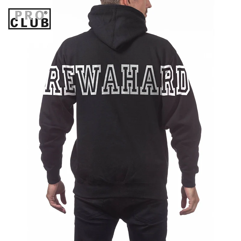 REWAHARD BACK SHOULDER ALL STAR Pro Club Heavyweight Pullover Hoodie (13oz) - Image 2