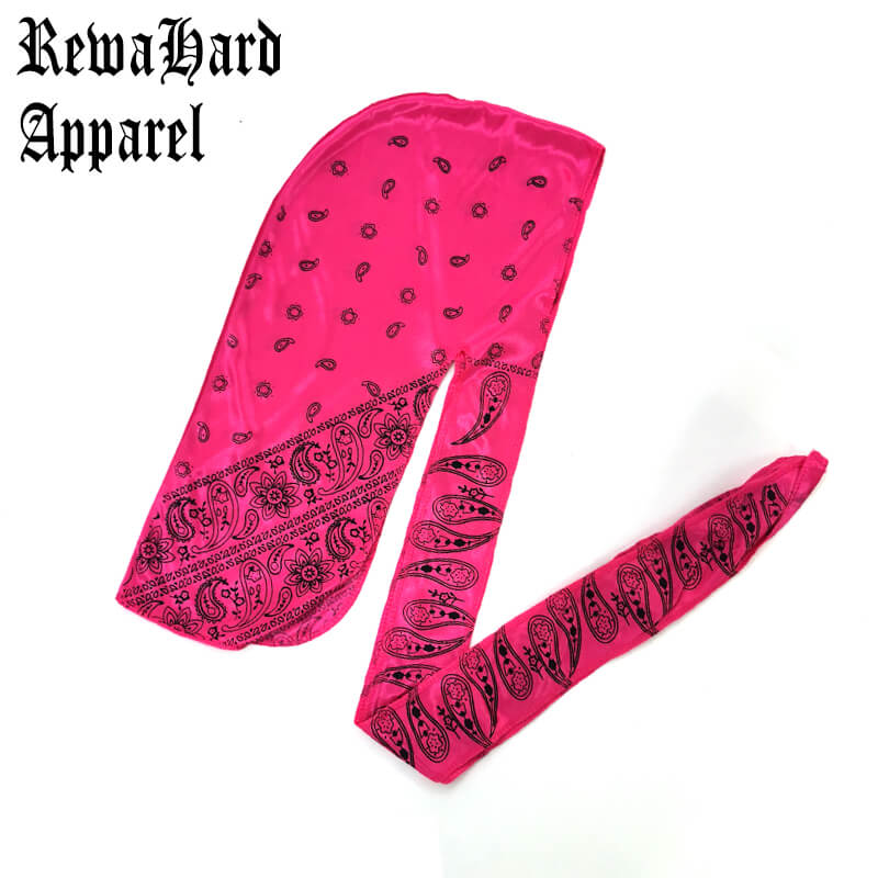 Rewahard Bandana Silky Durag - Pink - Image 2