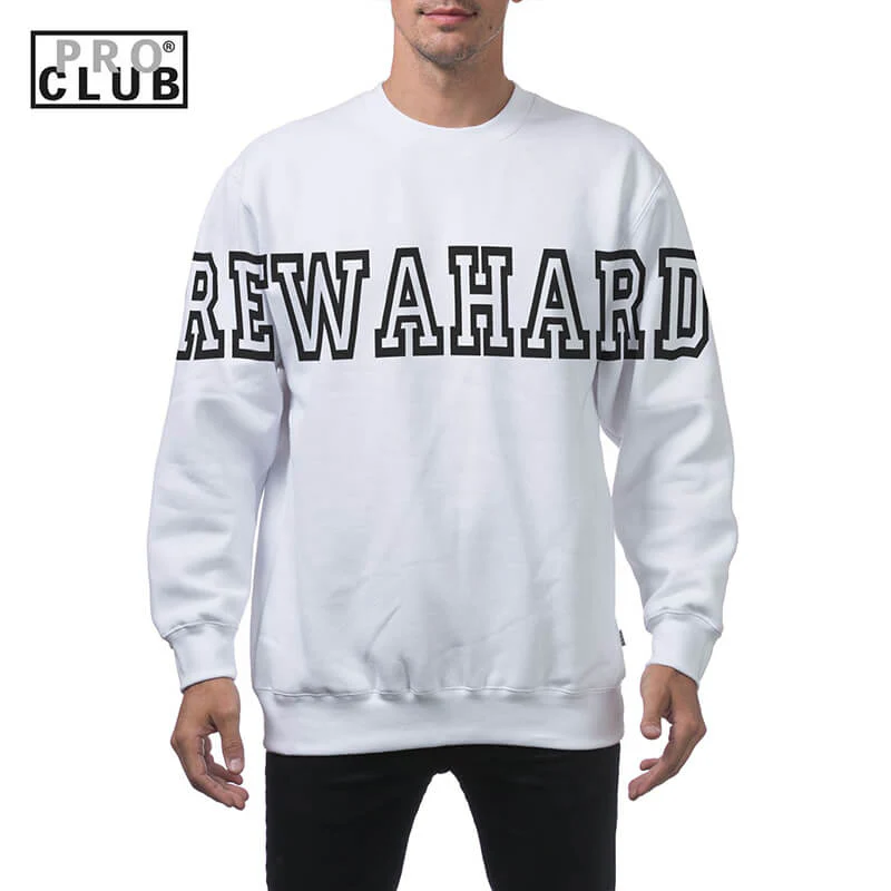 REWAHARD FRONT ALL STAR Pro Club Heavyweight Pullover Sweater (13oz) - Image 2