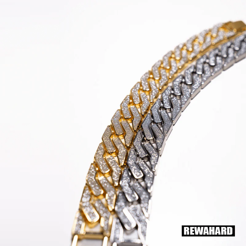 Rewahard - Men's Stainless Steel Diamond Bracelets - Image 2