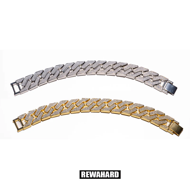 Rewahard - Men's Stainless Steel Diamond Bracelets - Image 3
