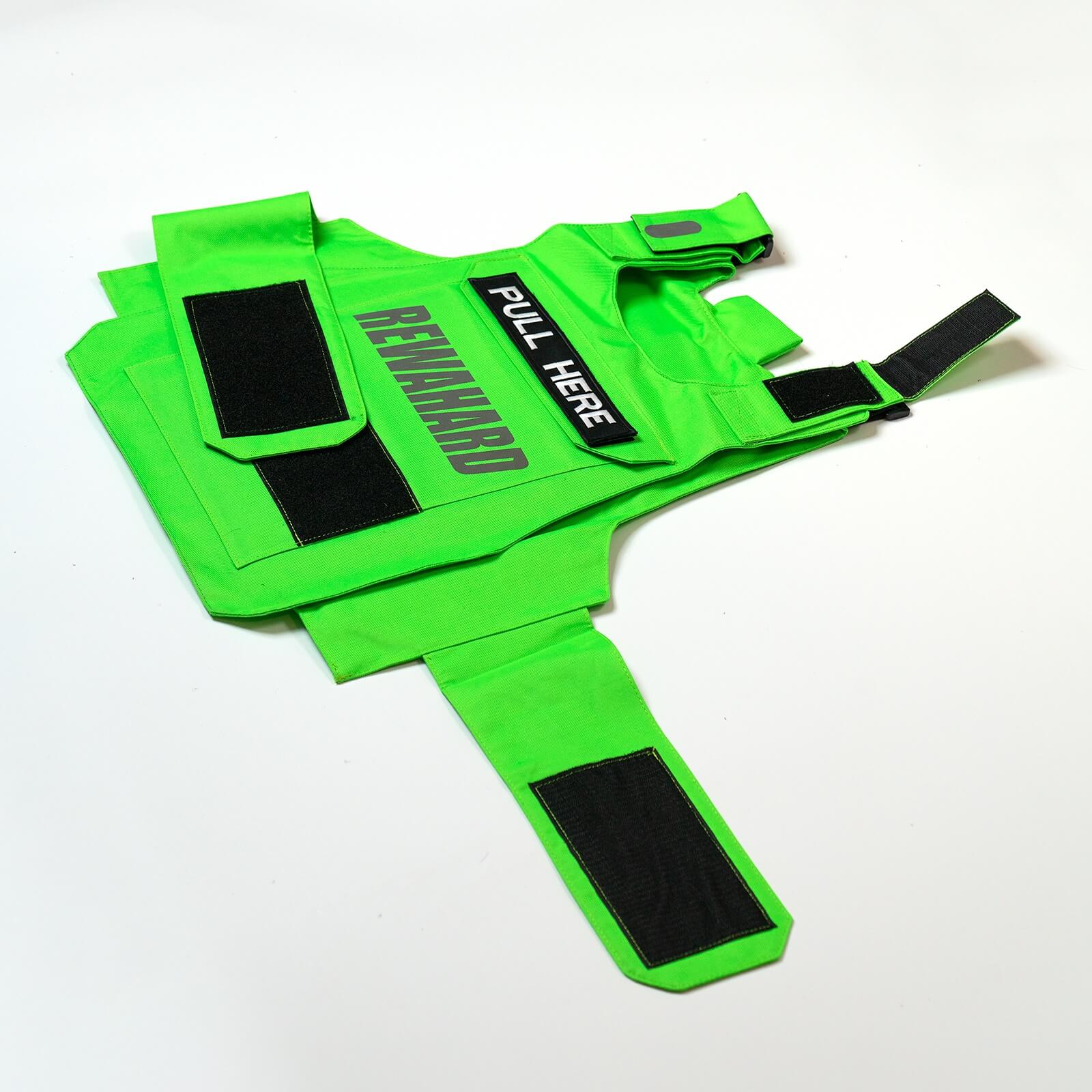 Rewahard Plate Carrier Vest - Fluorescent Green - Image 2