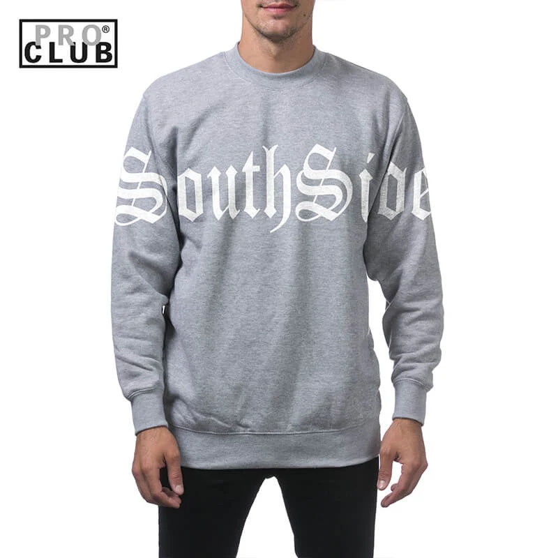 SOUTHSIDE FRONT OLD ENGLISH Pro Club Heavyweight Pullover Sweater (13oz) - Image 3