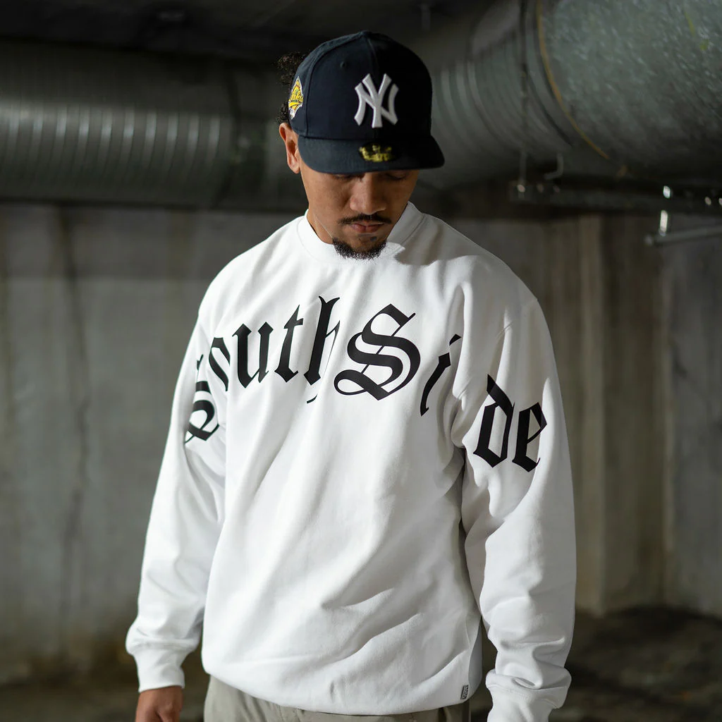 SOUTHSIDE FRONT OLD ENGLISH Pro Club Heavyweight Pullover Sweater (13oz) - Image 6