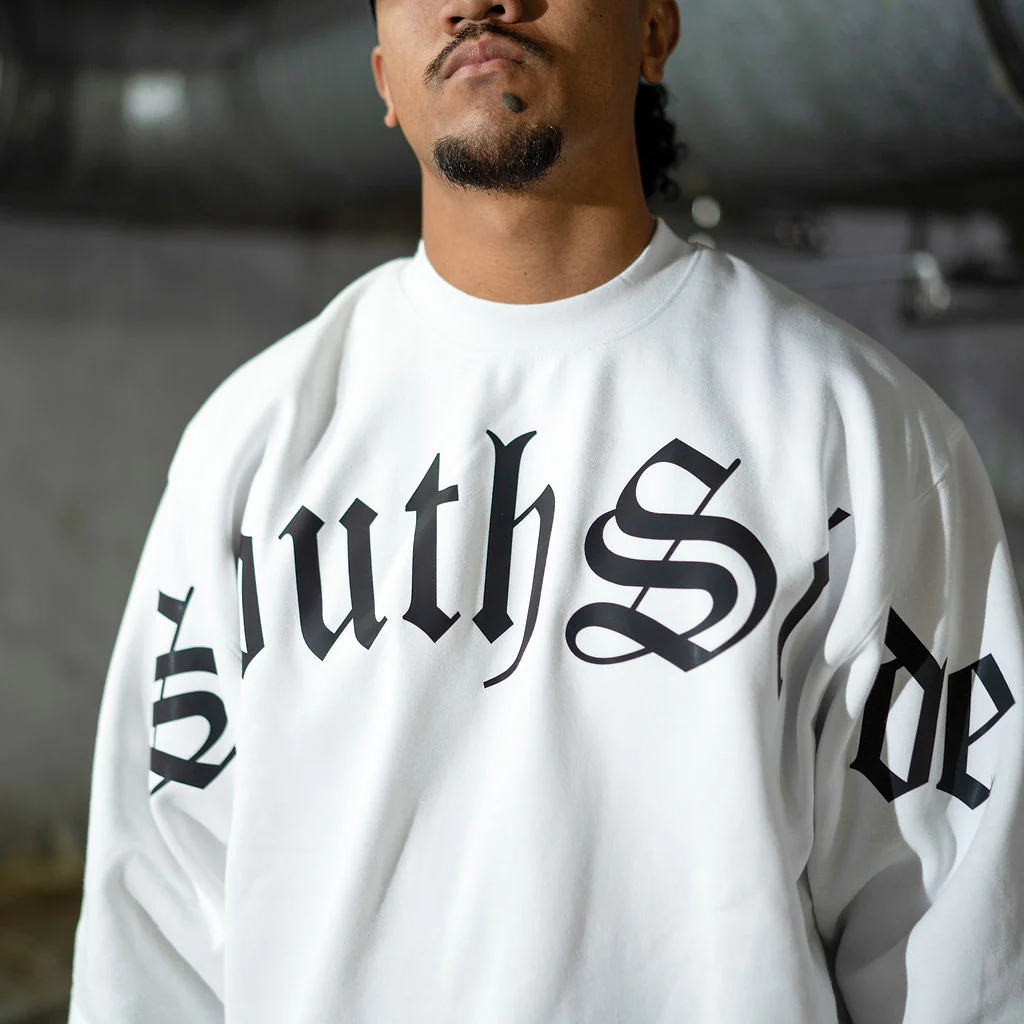 SOUTHSIDE FRONT OLD ENGLISH Pro Club Heavyweight Pullover Sweater (13oz) - Image 7