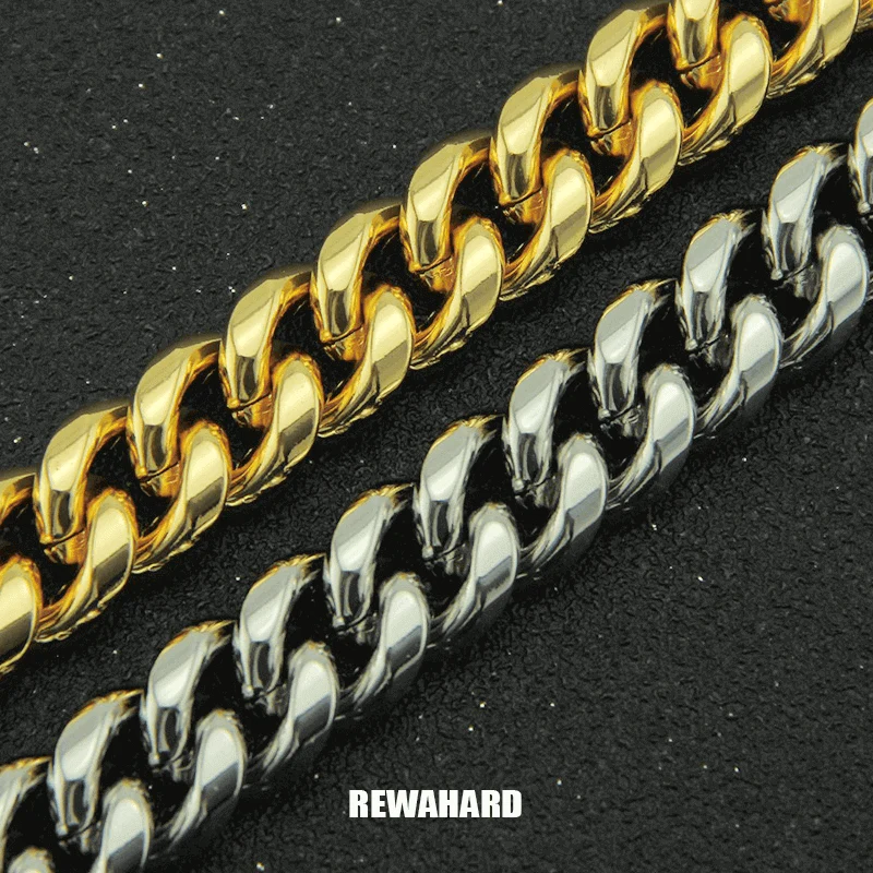 Stainless Steel Cuban Chain Necklace - Image 2