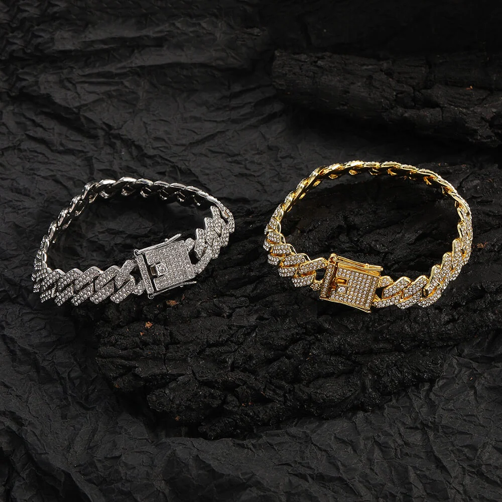 Stainless Steel Cuban Link Chain Bracelet