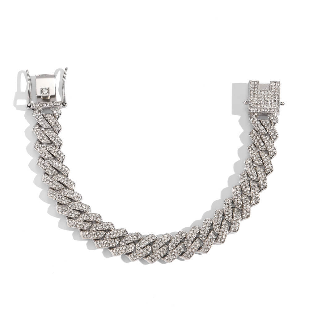 Stainless Steel Cuban Link Chain Bracelet - Image 5