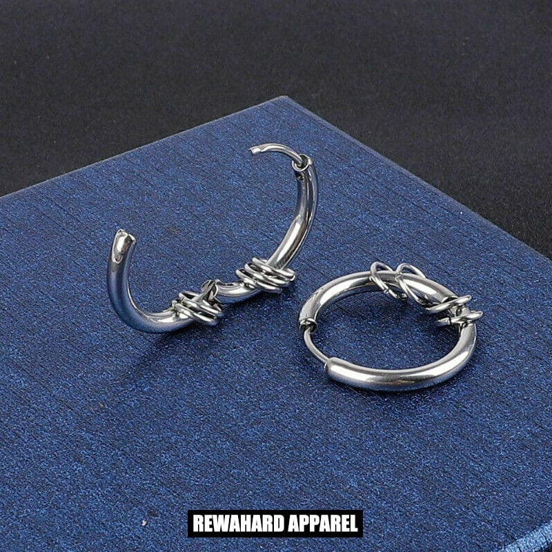 Stainless Steel Hoop Rings Earrings / Nose Ring - Image 2